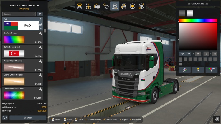 ETS2 - Scania S (1.60) için PaO Tema Görünümü (1.60) - modu