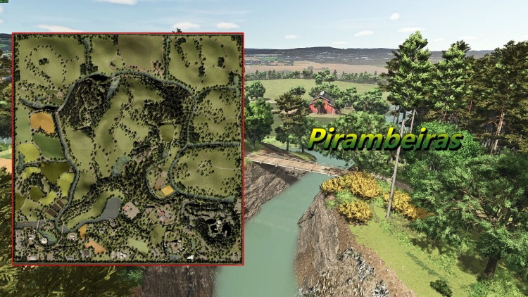 FS25 - Pirambeiras Haritası - modu