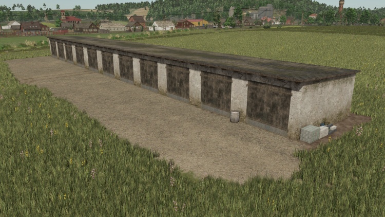 FS25 - Yerleştirilebilir Büyük Garaj PGR - modu