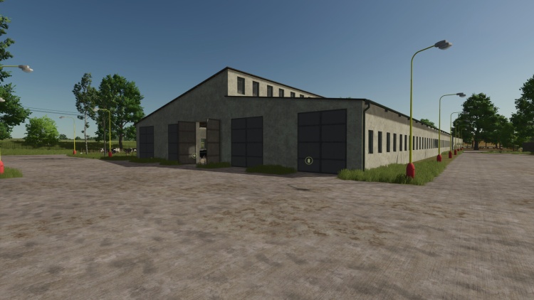 FS25 - Yerleştirilebilir Büyük İnek Ahırı - modu