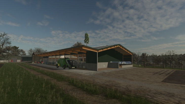FS25 - Yerleştirilebilir Hoermann İnek Ahırı - modu
