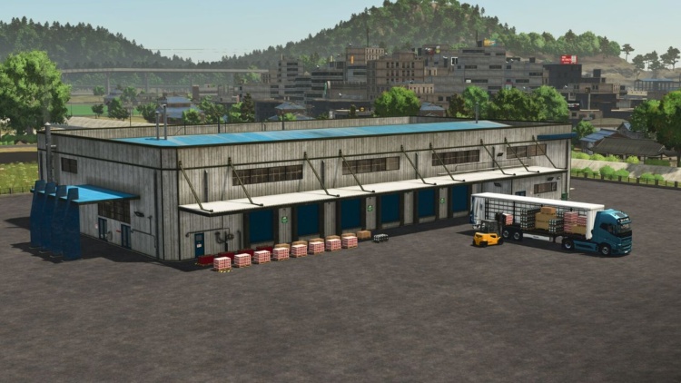 FS25 - Yerleştirilebilir Lojistik Merkezi - modu