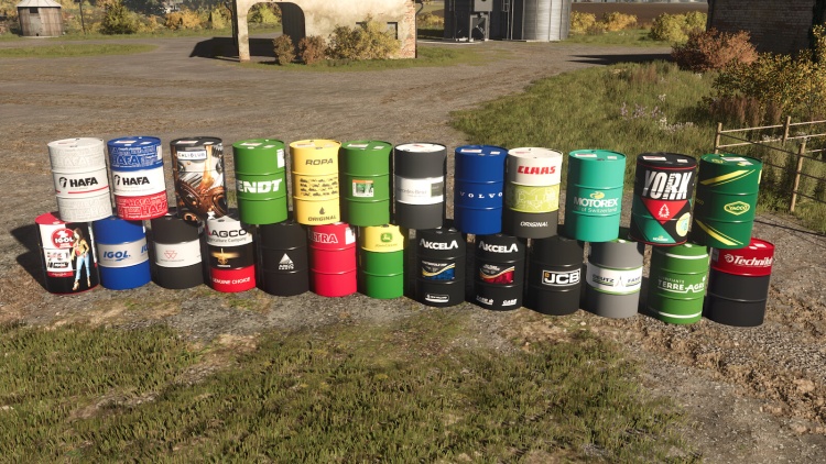 FS25 - Yerleştirilebilir Bakım Varili - modu