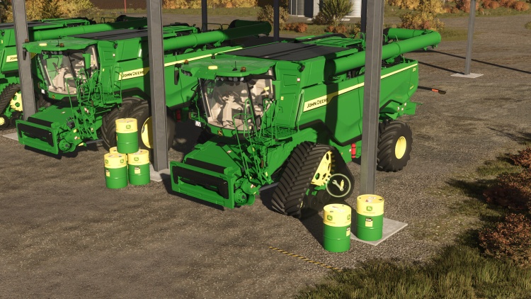 FS25 - Yerleştirilebilir Bakım Varili Çapraz Oynanabilirlik - modu