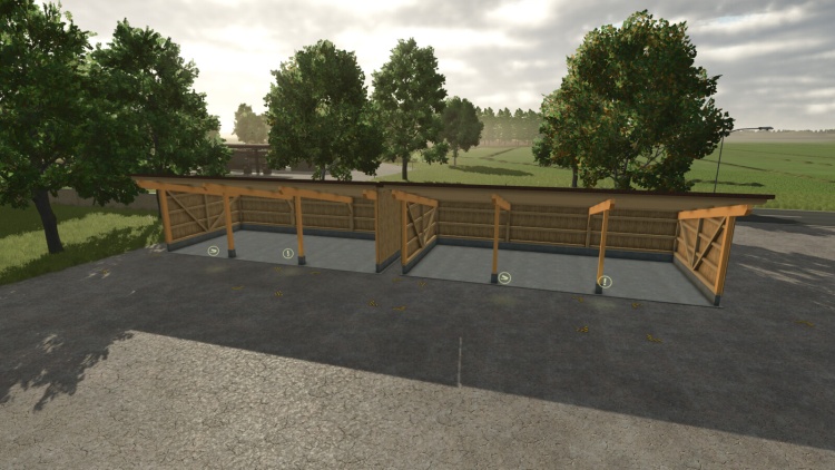 FS25 - Yerleştirilebilir Palet Depolama - modu