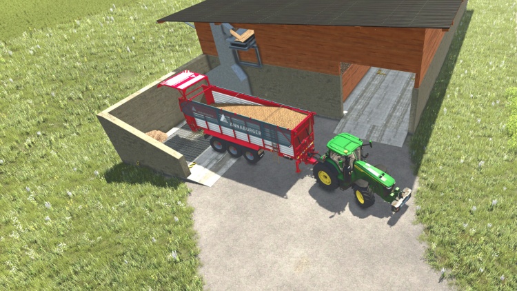 FS25 - Yerleştirilebilir Kök Sebze/Ağaç Yongası Depolama - modu