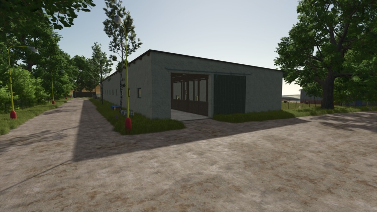 FS25 - Yerleştirilebilir Büyük Koyun ve Keçi Ahırı - modu