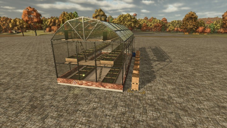 FS25 - Yerleştirilebilir Evrensel Büyük Sera - modu