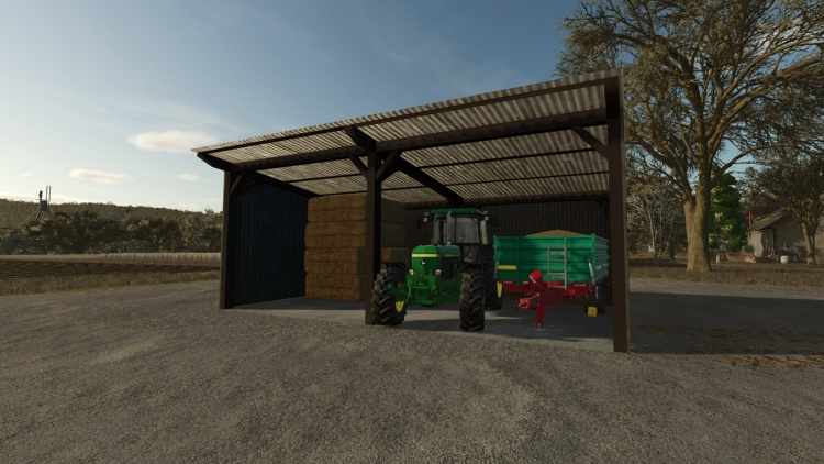 FS25 - Yerleştirilebilir Ahşap Barınak - modu
