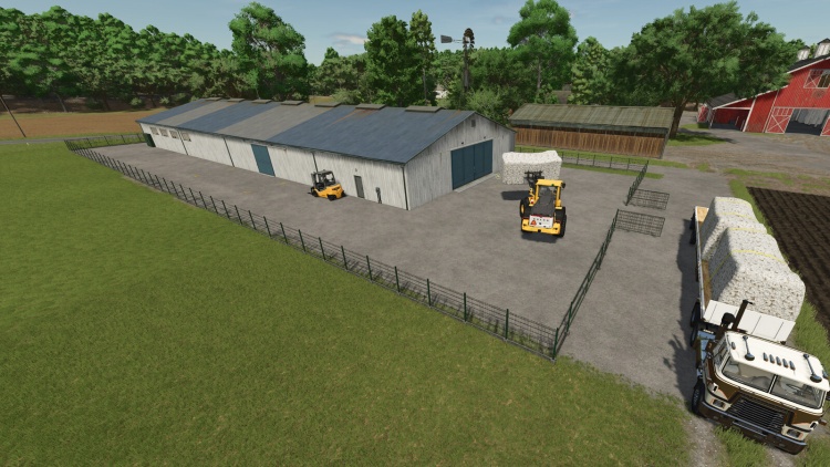 FS25 - Yerleştirilebilir Yün ve Pamuk İşleme - modu