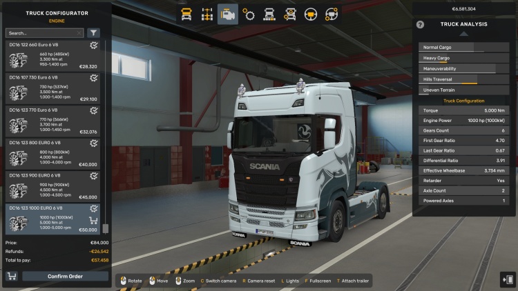 ETS2 - Güçlü Motorlar (1.59) - modu
