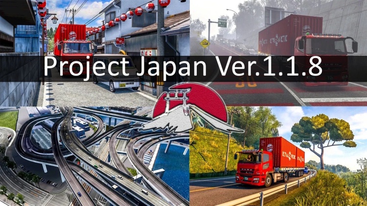 ETS2 - Japonya Haritası Projesi (1.58) - modu