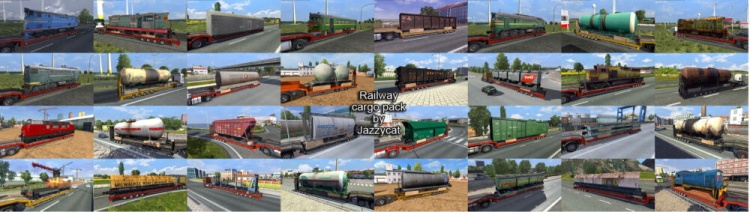 ETS2 - Demiryolu Kargo Paketi (1.58) - modu