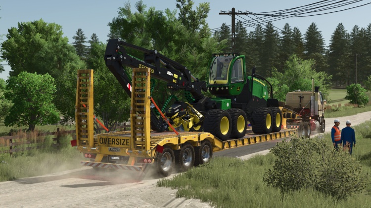 FS25 - Randon Alçak Yükleyici, Hareketli Boyunlu - modu