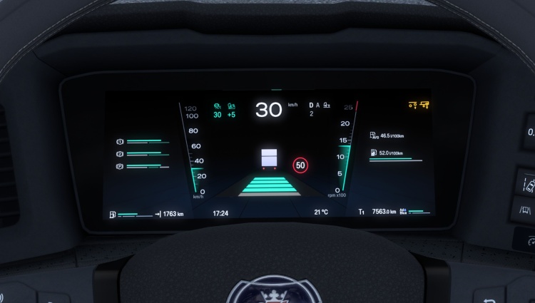 ETS2 - Gerçekçi Scania SmartDash (1.59) - modu