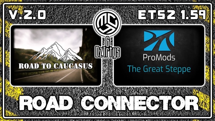 ETS2 - Kafkasya'ya Giden Yol + ProMods Büyük Bozkır RC (1.59) - modu
