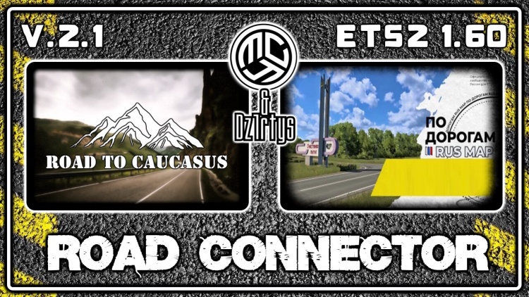 ETS2 - Kafkasya'ya Giden Yol + RusMap RC (1.60) - modu