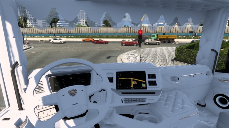 ETS2 - Scania Yeni Nesil 770 Beyaz İç Mekan (1.57) - modu