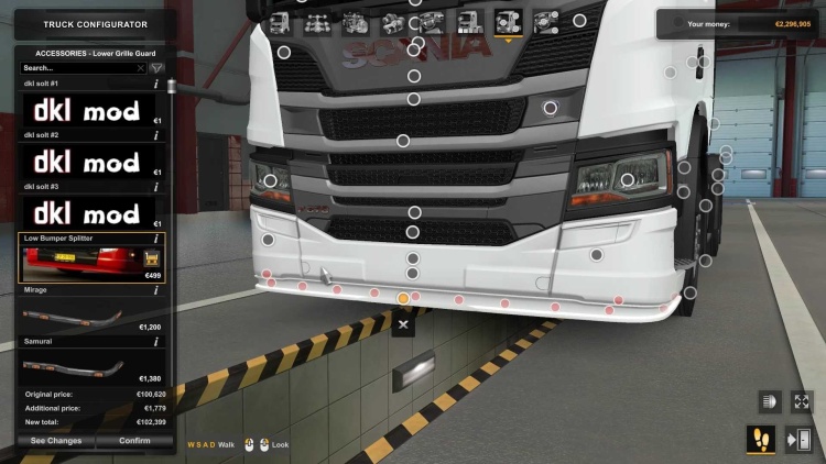 ETS2 - Scania PGRS Tampon Ayırıcı (1.58) - modu