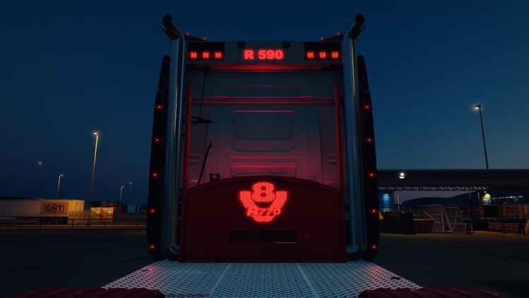 ETS2 - Scania PGRS V8 Arka Duvar Paketi (1.59) - modu