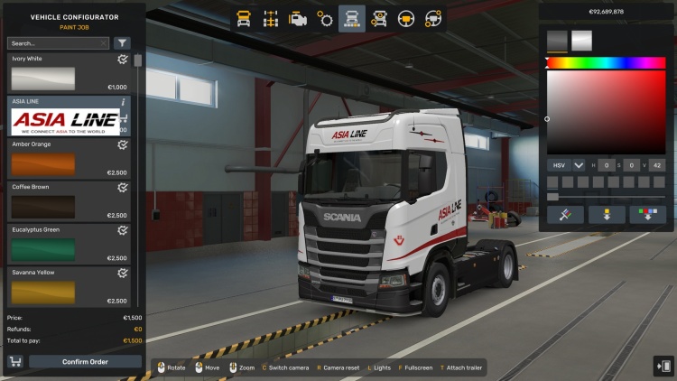 ETS2 - Scania S Asia Line Görsel Teması (1.60) - modu