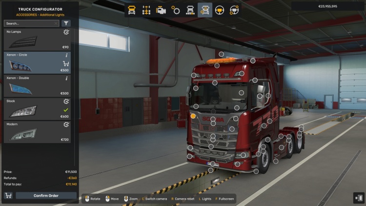 ETS2 - Scania S Orta Işıklar ve Sinyaller (1.59) - modu