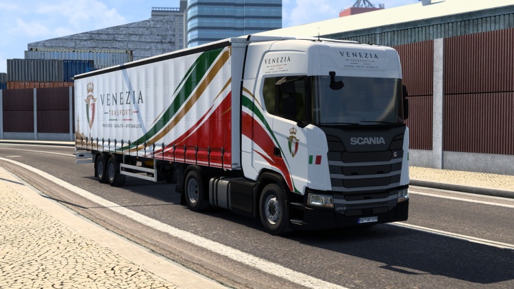 ETS2 - Scania S Veenezia Transport Combo Görünümü (1.60) - modu
