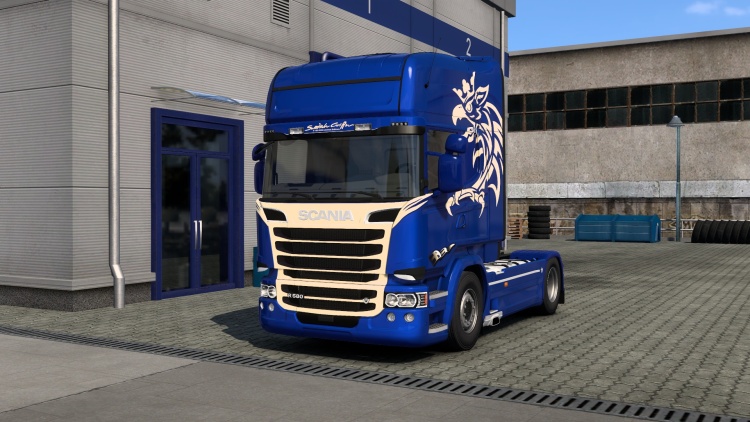 ETS2 - Scania Streamline İsveç Griffin Görünümü (1.58) kapak gorseli