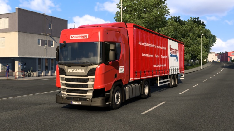 ETS2 - Schroeder Logistics Kamyon ve Römork Kaplama Paketi (1.59) - modu