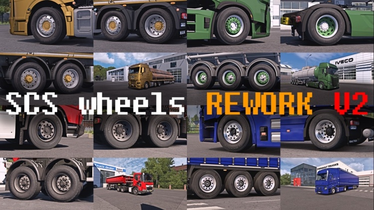 ETS2 - SCS Tekerlekleri Yeniden Düzenleme (1.59) - modu