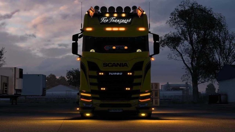 ETS2 - Scania NG (1.60) için Sıralı Dönüş Sinyali (1.60) - modu