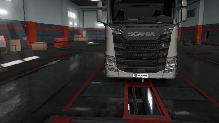 ETS2 - Scania Next Gen (1.59) için Streamline Farlar (1.59) - modu