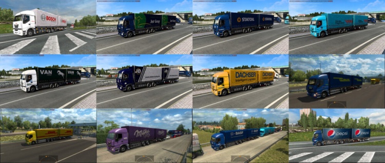 ETS2 - Tandem Trafik Paketi (1.60) - modu