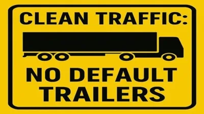 ETS2 - Trafik Sorunsuz, Varsayılan Ayar Yok SCS Römorkları (1.60) - modu