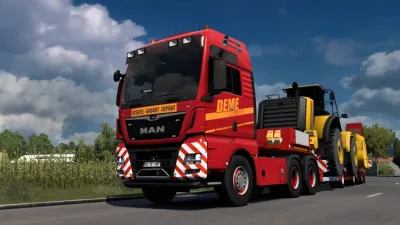 ETS2 - DEME Macarale Skin MAN TGX E6 (1.60) - modu