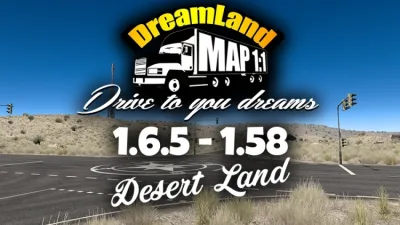 ETS2 - DreamLand Haritası (1.58) - modu