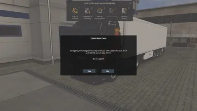 ETS2 - Acil Durum Yakıt İkmal 2000 Litre (1.61) - modu