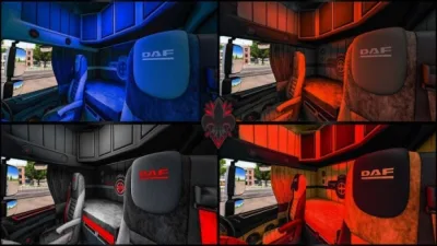 ETS2 - DAF E6 İç Mekan Paketi - modu