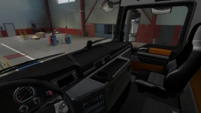 ETS2 - MAN TGX Siyah İç Mekan - modu