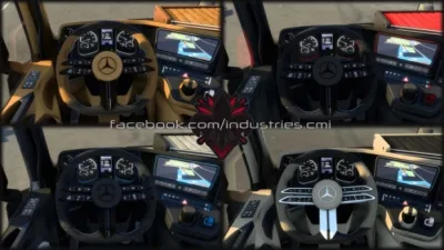 ETS2 - Mercedes-Benz Actros MP4 CMI İç Mekan Paketi - modu