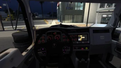 ETS2 - W900 için Kırmızı İç Mekan (1.51) - modu