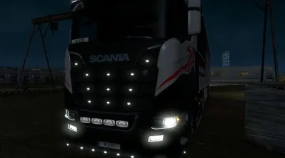 ETS2 - Scania S & R 2016 (1.59) için Sis Farı (1.59) - modu