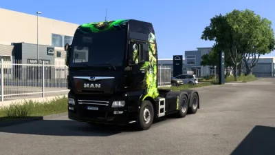 ETS2 - Man Tgx Euro 6 Kafatası Kaplaması (1.58) - modu
