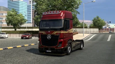 ETS2 - Mercedes-Benz Actros MP4 Gold Edition Görsel Tema (1.58) - modu