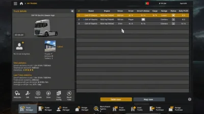 ETS2 - Paccar EX-D2 1000 HP Daf XF Elektrikli (1.61) - modu