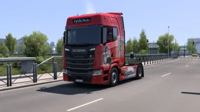 ETS2 - Scania S 2016 Kırmızı Mister Gigetto Görünümü (1.60) - modu