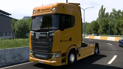 ETS2 - Scania S BEV 8K Hapag Lloyd Görünümü (1.59) - modu