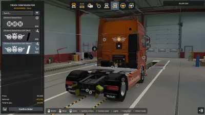 ETS2 - Çıkartma Seti - Ölü Açı İşaretleri ve Hız Sınırı Diskleri (1.60) - modu