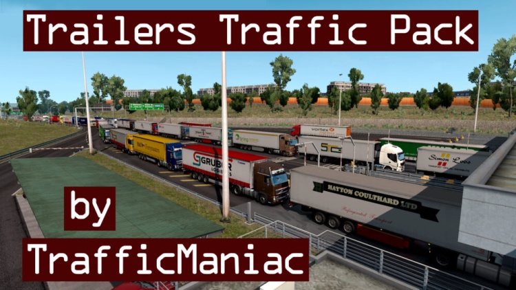 ETS2 - Römorklar Trafik Paketi (1.60) - modu