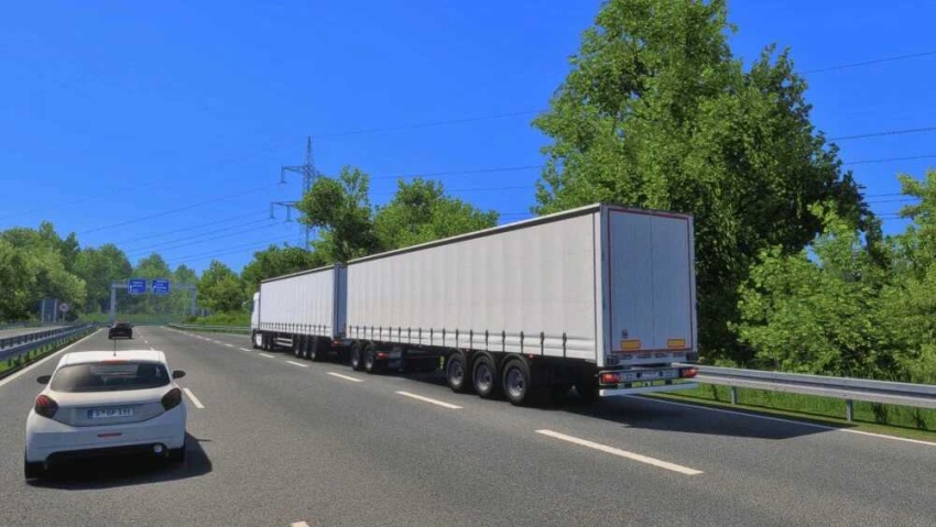 ETS2 - Tüm Haritalarda Double/B-Double ve HCT Römorklarının Kilidini Aç (1.60) - modu